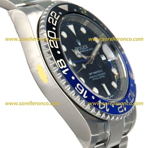 rolex ceramica blu nero|rolex gmt master 2 prezzo.